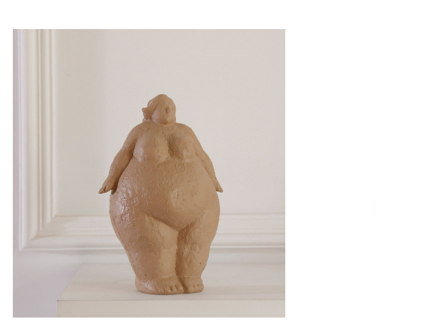 Figurka Rzeźby Kobieta Joga z Żywicy do Dekoracji salonu - Wianko - 17