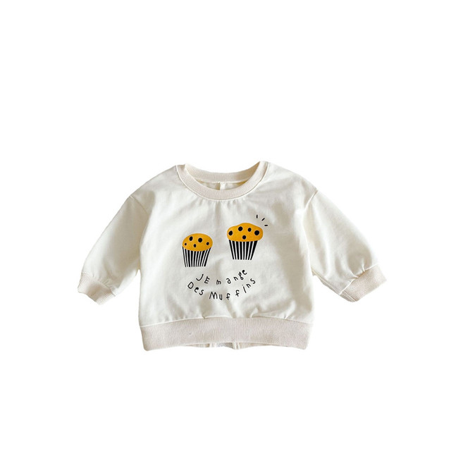 Dziecięca bawełniana bluza z kapturem dla niemowląt - jesień/wiosna, długie rękawy, unisex - Wianko - 10