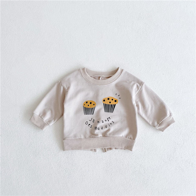 Dziecięca bawełniana bluza z kapturem dla niemowląt - jesień/wiosna, długie rękawy, unisex - Wianko - 11