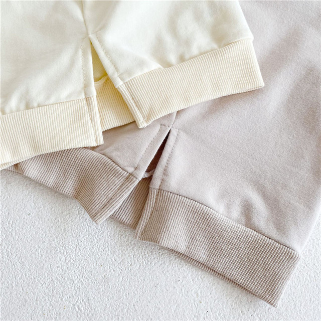 Dziecięca bawełniana bluza z kapturem dla niemowląt - jesień/wiosna, długie rękawy, unisex - Wianko - 13