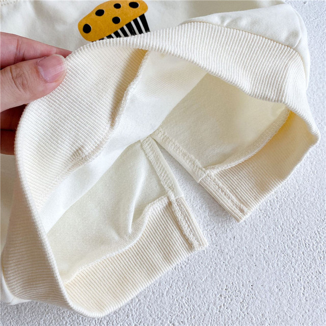 Dziecięca bawełniana bluza z kapturem dla niemowląt - jesień/wiosna, długie rękawy, unisex - Wianko - 12
