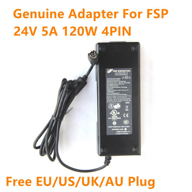 Adapter AC FSP FSP120-ACB 24V 5A 120W 4PIN do Pioneer POS STEALTHTOUCH-M5 0227B24120 ADP-120TB B - Wianko - 5