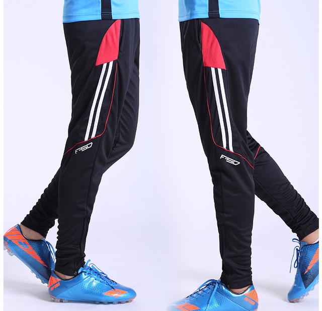 Męskie spodnie dresowe do piłki nożnej, biegania i treningu siłowego - długie joggingowe spodnie piłkarskie - Wianko - 9