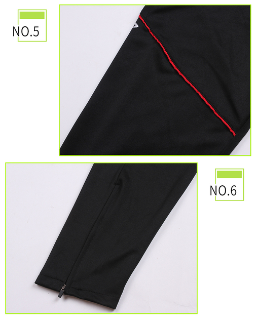 Męskie spodnie dresowe do piłki nożnej, biegania i treningu siłowego - długie joggingowe spodnie piłkarskie - Wianko - 13