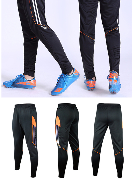 Męskie spodnie dresowe do piłki nożnej, biegania i treningu siłowego - długie joggingowe spodnie piłkarskie - Wianko - 8