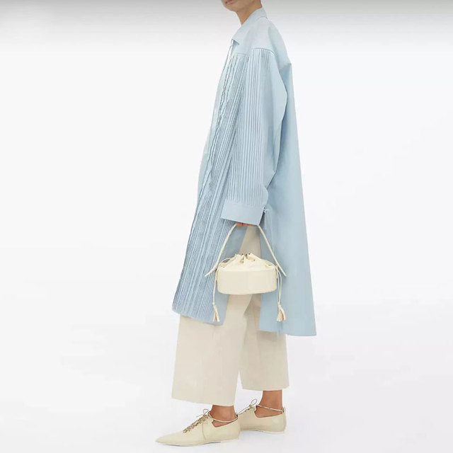 Luksusowa torebka damska na ramię - prosta kubełkowa moda z designerskim stylem - Wianko - 4
