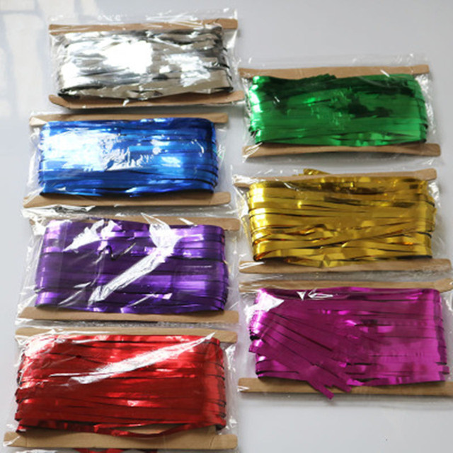 Zasłona metalowych świecidełek 2M * 1M - folia Fringe Shimmer, dekoracja okienna na urodziny i wesele - Wianko - 3