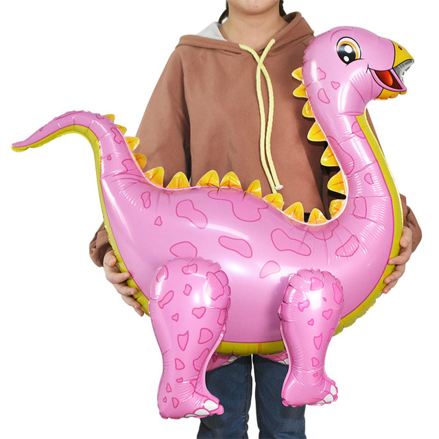Hotselling Balon Foliowy Duży Dinozaur 4D idący z Dżungli - Dekoracje na Przyjęcie Urodzinowe dla Chłopca, Stojak Jurajski, Dziecięce Zabawki Powietrzne - Wianko - 8