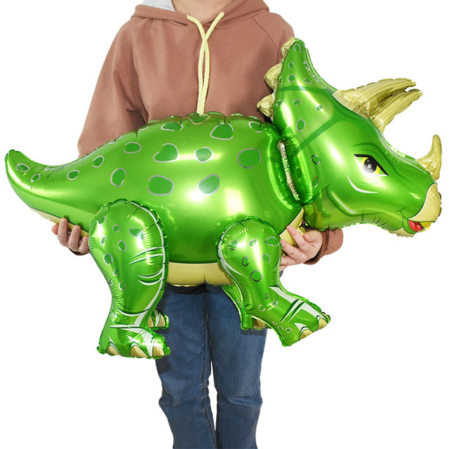 Hotselling Balon Foliowy Duży Dinozaur 4D idący z Dżungli - Dekoracje na Przyjęcie Urodzinowe dla Chłopca, Stojak Jurajski, Dziecięce Zabawki Powietrzne - Wianko - 9