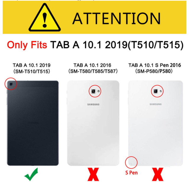Etui na Tablet Samsung Galaxy Tab A10.1 SM-T510 SM-T515 2019 - odporna na wstrząsy, wytrzymała obudowa - Wianko - 1
