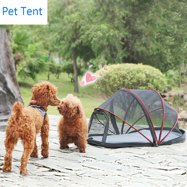 Składany namiot dla małych i średnich psów i kotów - oddychający i przenośny - Wianko - 5