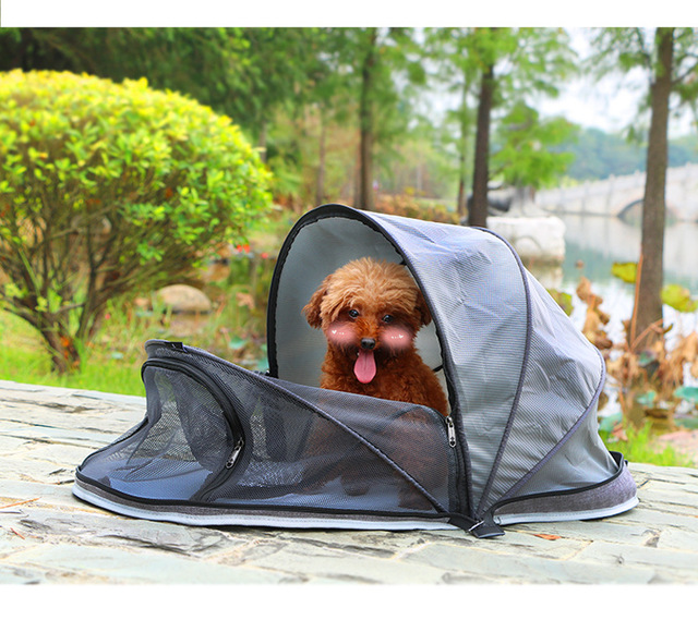 Składany namiot dla małych i średnich psów i kotów - oddychający i przenośny - Wianko - 16