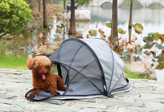 Składany namiot dla małych i średnich psów i kotów - oddychający i przenośny - Wianko - 23
