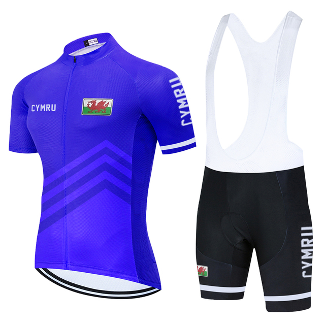 Zestaw kolarski męski: narodowa koszulka kolarska + spodenki rowerowe Quick Dry 20D - Wianko - 8