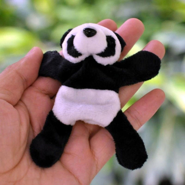 Miękki pluszowy magnes Panda na lodówkę - prezent pamiątka rzemiosła (9cm x 9cm) - Wianko - 7