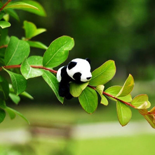 Miękki pluszowy magnes Panda na lodówkę - prezent pamiątka rzemiosła (9cm x 9cm) - Wianko - 6