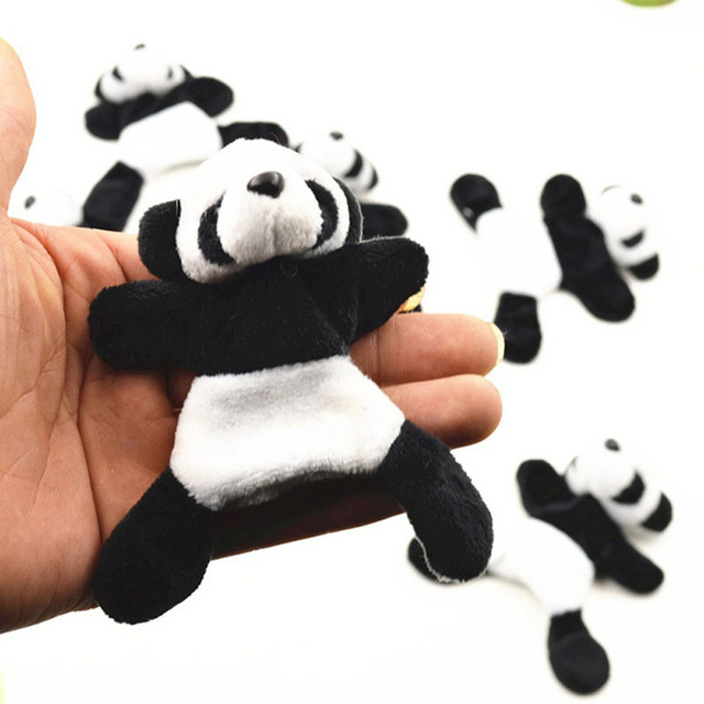 Miękki pluszowy magnes Panda na lodówkę - prezent pamiątka rzemiosła (9cm x 9cm) - Wianko - 9