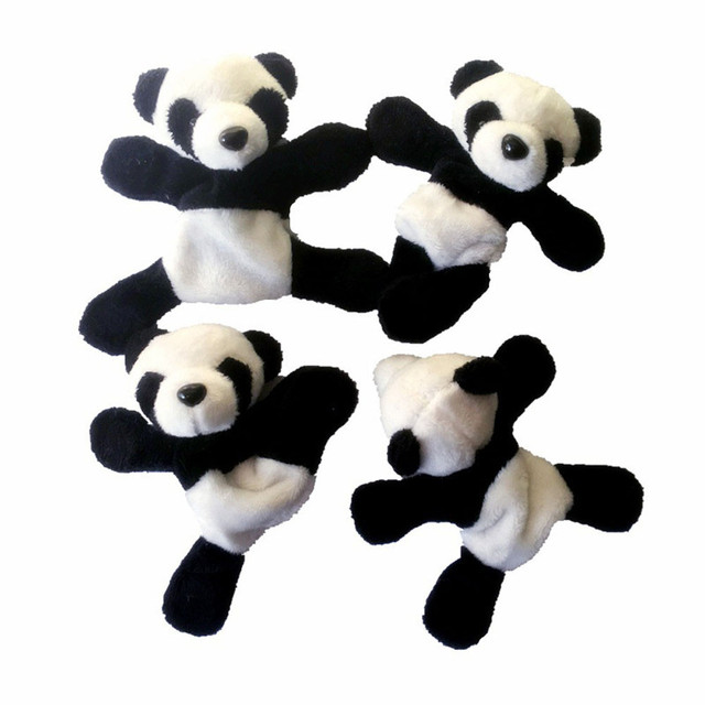Miękki pluszowy magnes Panda na lodówkę - prezent pamiątka rzemiosła (9cm x 9cm) - Wianko - 2