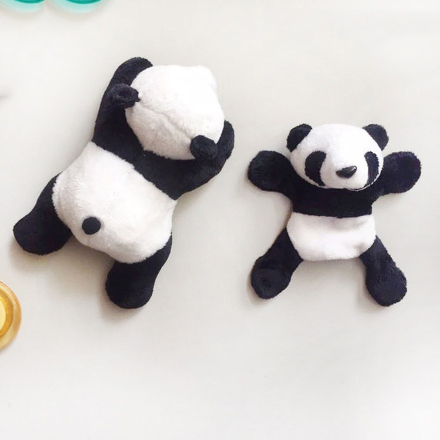Miękki pluszowy magnes Panda na lodówkę - prezent pamiątka rzemiosła (9cm x 9cm) - Wianko - 11