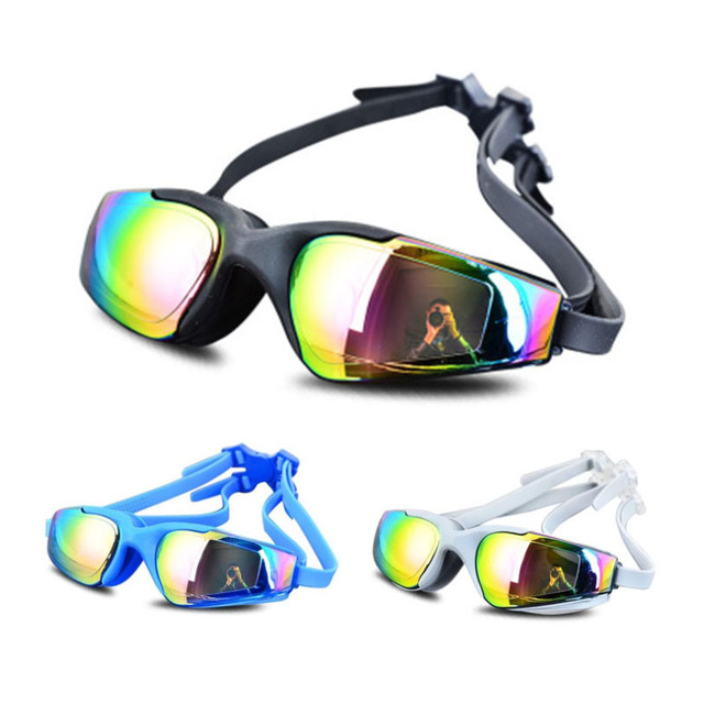Okulary pływackie Anty-Fog kolor profesjonalny dla dorosłych - Wianko - 10