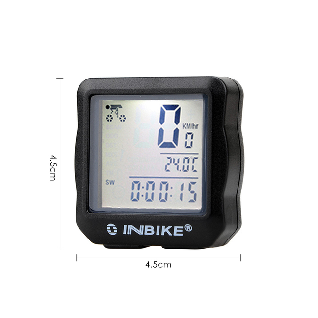 Prędkościomierz rowerowy cyfrowy licznik kilomterów - podświetlenie, bezprzewodowy, stoper - Wianko - 12