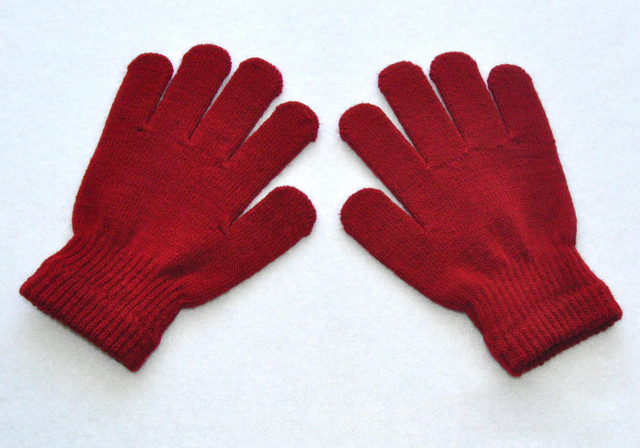 Rękawiczki zimowe dla dzieci w jednym kolorze, unisex, 5-11 lat - Wianko - 25