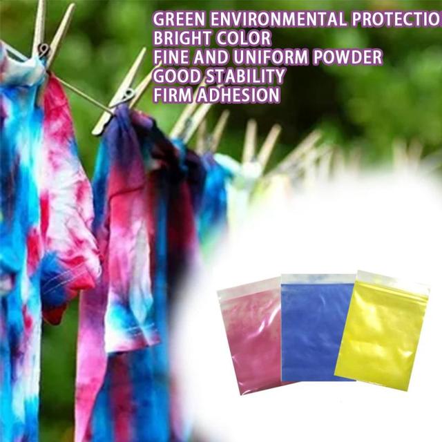 Tie-Dye proszek do barwienia tkanin w dowolnym kolorze - 1 sztuka - Wianko - 6