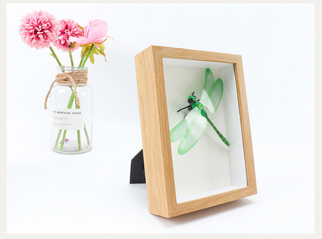 Suszony kwiat w 3D ramce do zdjęć - dekoracja pustej ramki w stylu nowoczesnym i prostym - Wianko - 6
