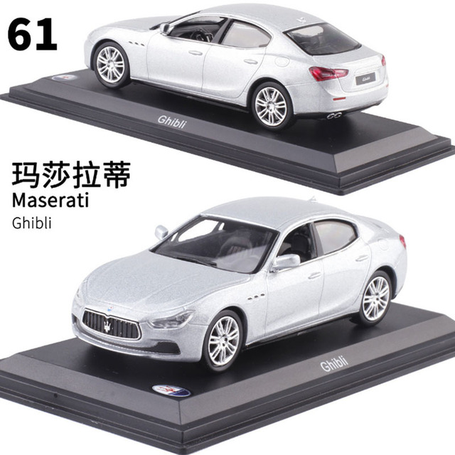 Metalowy model odlewany Maseratis Racing Rally w skali 1:43 - elegancki pojazd do kolekcji - Wianko - 4