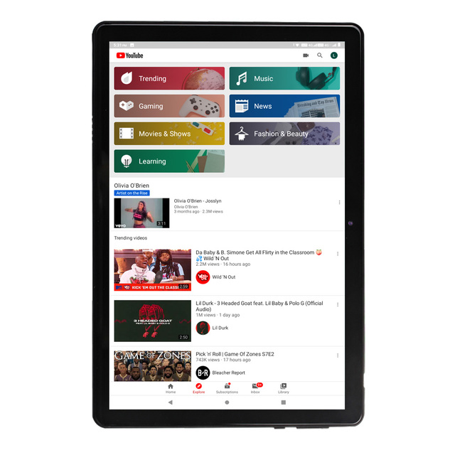Tablet 10.1 Cal z systemem Android 9.0, czterordzeniowy procesor, Dual SIM, 3G, Google Play, WiFi, Bluetooth, 2GB RAM, 32GB ROM - Wianko - 4