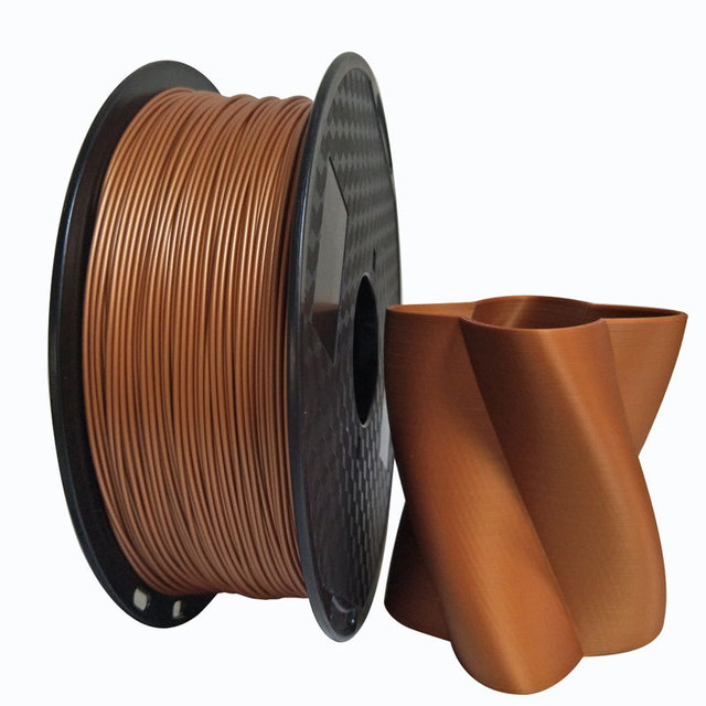 Metalowy filament PLA 1.75mm do druku 3D - 1Kg/500g/250g - złota, srebrna, miedziana, brązowa tekstura - Wianko - 20