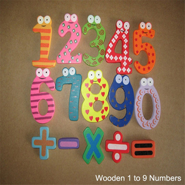 Drewniane litery A-Z i numery 0-9 w formie kolorowych magnesów na lodówkę do nauki alfabetu dla dzieci w motywie kreskówkowym - Wianko - 12
