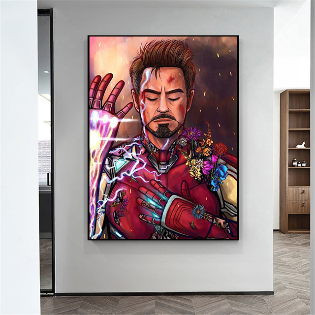 Obraz na płótnie Marvel Avengers - Kapitan Ameryka i Iron Man - dekoracja wnętrz - Wianko - 6