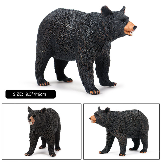 Figurka dzikich zwierząt Oenux: ełk, niedźwiedź, krokodyl, wąż - model do kolekcji zabawek dla dzieci - Wianko - 15