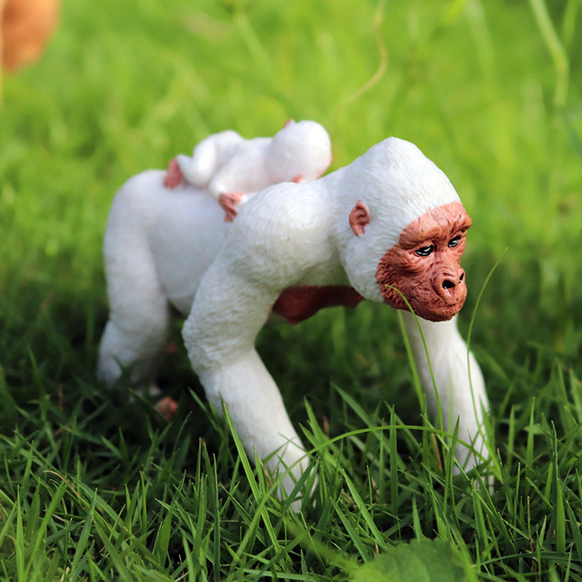 Figurka dzikich zwierząt Oenux: ełk, niedźwiedź, krokodyl, wąż - model do kolekcji zabawek dla dzieci - Wianko - 33
