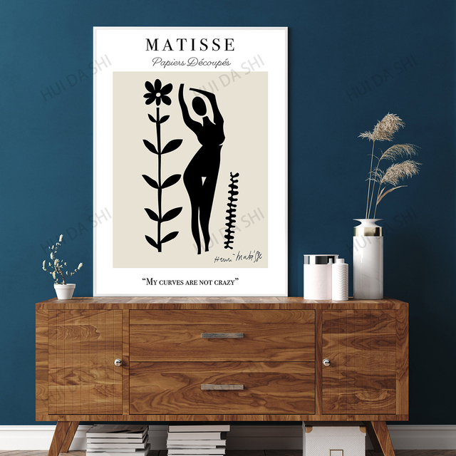 Obraz Matisse - Wycinanki (drukowany plakat Matisse, sztuka skandynawska, grafika ścienna) - Malarstwo i kaligrafia - Wianko - 4