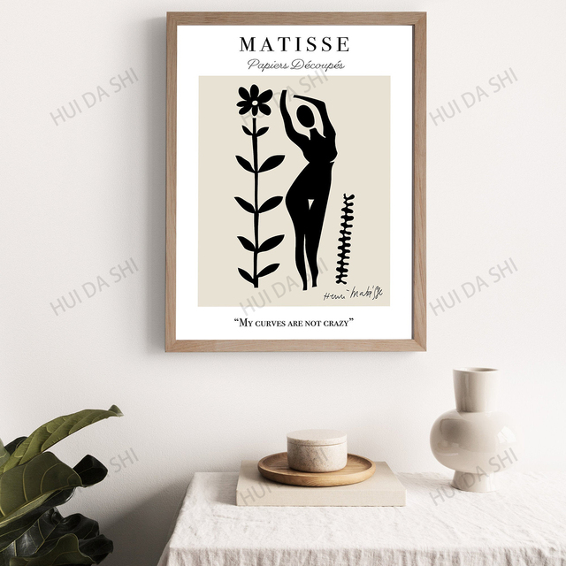 Obraz Matisse - Wycinanki (drukowany plakat Matisse, sztuka skandynawska, grafika ścienna) - Malarstwo i kaligrafia - Wianko - 3