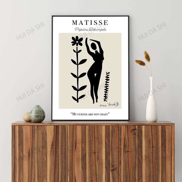 Obraz Matisse - Wycinanki (drukowany plakat Matisse, sztuka skandynawska, grafika ścienna) - Malarstwo i kaligrafia - Wianko - 6