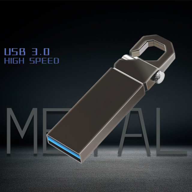Metalowy pendrive USB 3.0 wodoszczelny 256GB/128GB/64GB/32GB/16GB/8GB - Wianko - 2