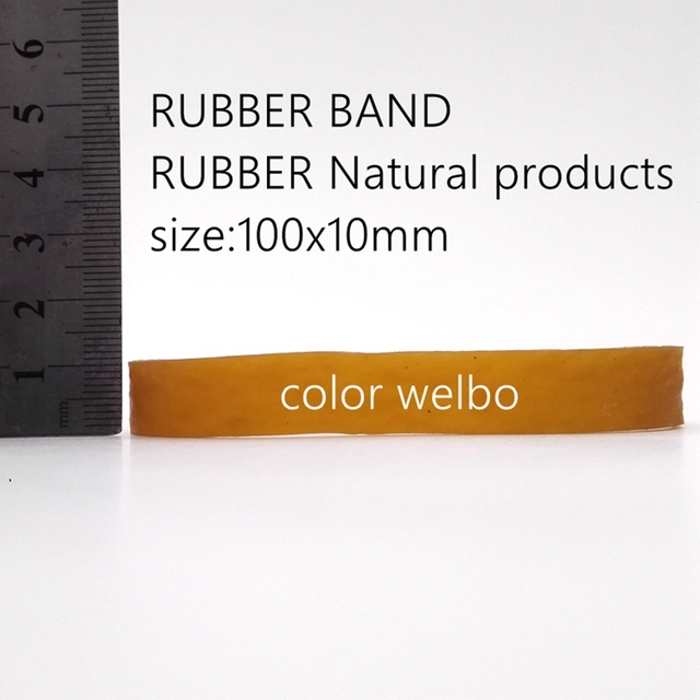 Biurowa gumka rozmiaru 100x10mm z elastyczną bransoletką do szkolnych dokumentów i trzymania rzeczy razem - Wianko - 2