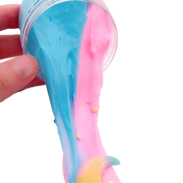 DIY Szlam dla dzieci - mieszanka o pięknym kolorze, pachnąca, puszysta i o urokach chmury. Zabawka z modeliny, która relaksuje i dostarcza stresu ulgę - Wianko - 7