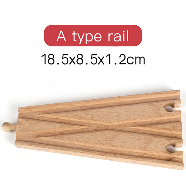 Montażowy zestaw drewnianego pociągu DIY - akcesoria do ręcznego składania, kompatybilne z małymi pociągami, edukacyjne zabawki do wczesnej nauki dla dzieci - Wianko - 21