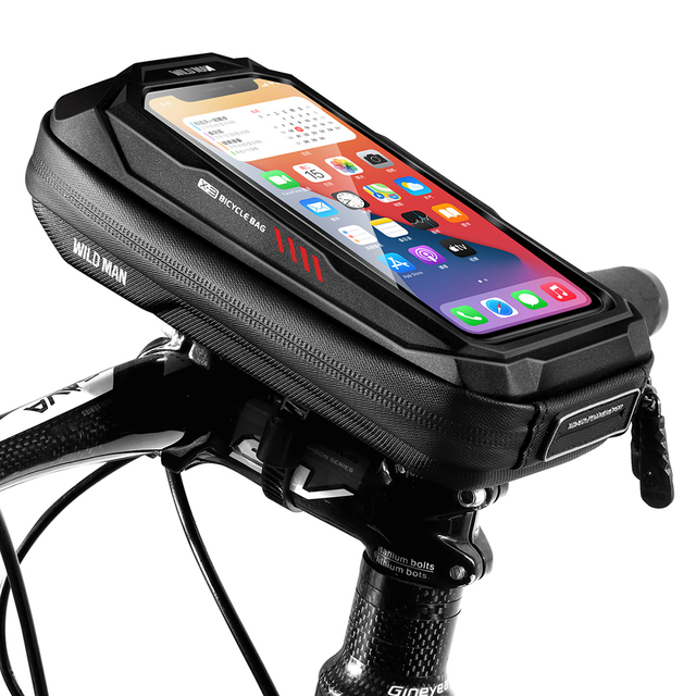 Torba rowerowa WILDMAN na telefon z ekranem dotykowym i wodoodporną przednią ramą - Wianko - 11
