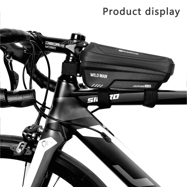 Torba rowerowa WILDMAN na telefon z ekranem dotykowym i wodoodporną przednią ramą - Wianko - 24