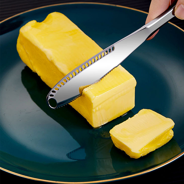Wielofunkcyjny kuchenny nóż do masła i krajalnica do sera z stali nierdzewnej - Wianko - 1