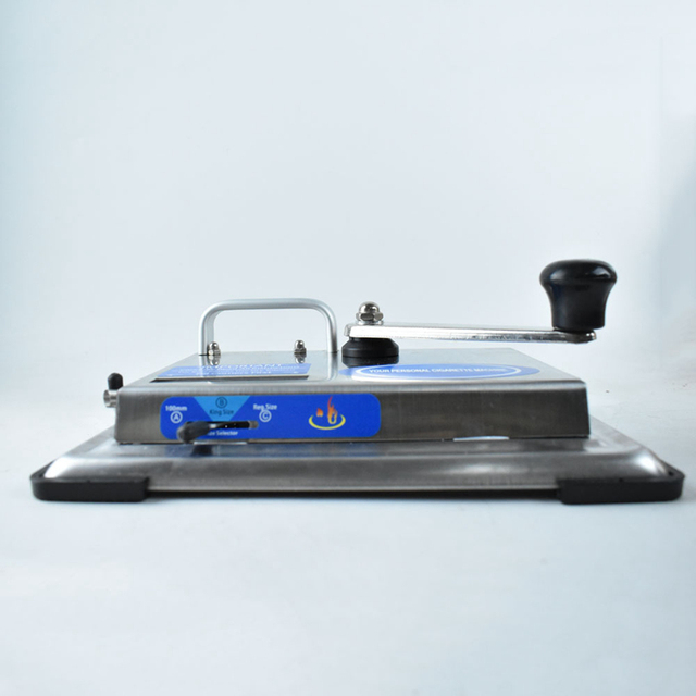 Ręczne urządzenie do zwijania papierosów – maszyna do papierosów DIY 8mm, czarno-srebrna korba, akcesoria do palenia - Wianko - 13