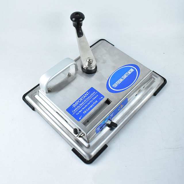 Ręczne urządzenie do zwijania papierosów – maszyna do papierosów DIY 8mm, czarno-srebrna korba, akcesoria do palenia - Wianko - 10