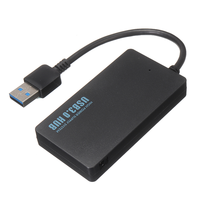 Super prędkość 4-Port USB 3.0 PIHOKS - przenośna piasta dla komputera stacjonarnego i laptopa - Wianko - 7