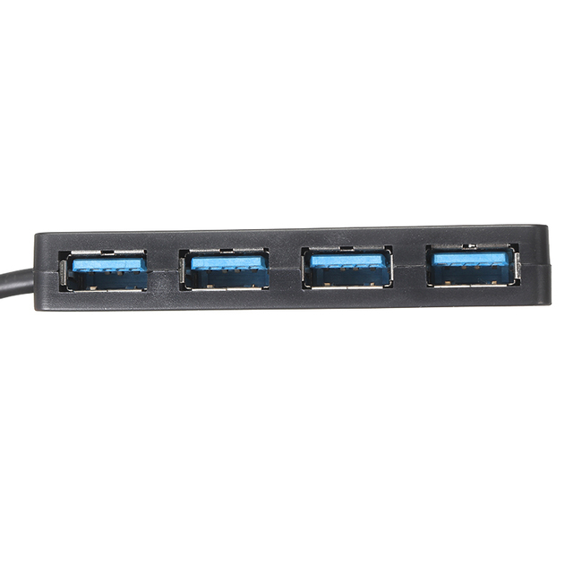 Super prędkość 4-Port USB 3.0 PIHOKS - przenośna piasta dla komputera stacjonarnego i laptopa - Wianko - 8