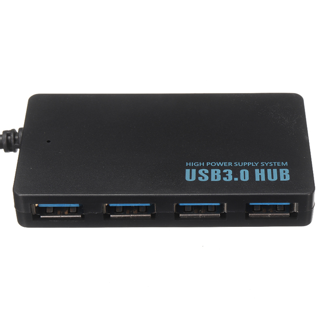 Super prędkość 4-Port USB 3.0 PIHOKS - przenośna piasta dla komputera stacjonarnego i laptopa - Wianko - 2